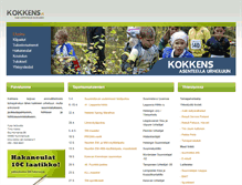 Tablet Screenshot of kokkens.fi